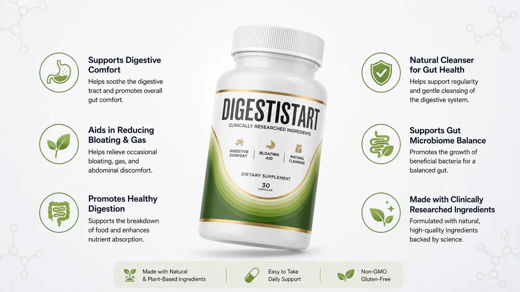 DigestiStart Gut Health Supplement Bottle